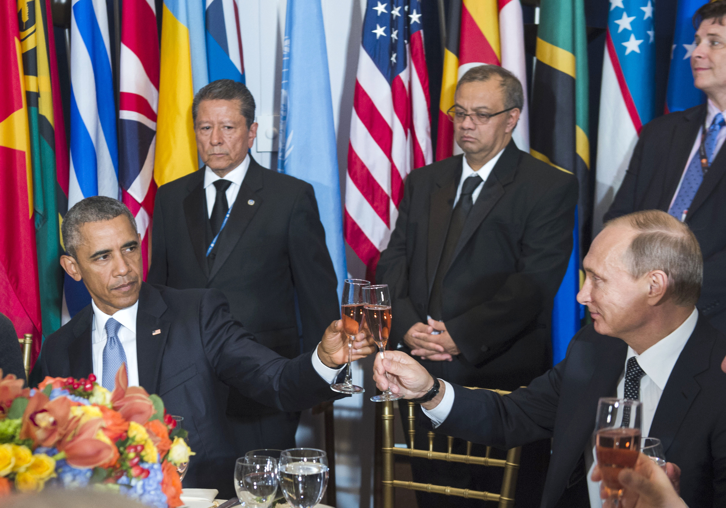 Barack Obama és Vlagyimir Putyin kocinntanak az ENSZ New-York-i központjában 2105. július 28-án #moszkvater