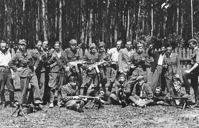 „Bernaciak csapatai – noha a fegyverzetük elmaradottabb volt – több kisebb sikert arattak, és 1945. április 24-én Puławy városában” #moszkvater