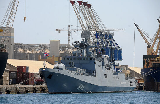 Az Admiral Grigorovics Port Szudán kikötőjében 2021. március 1-jén #moszkvater