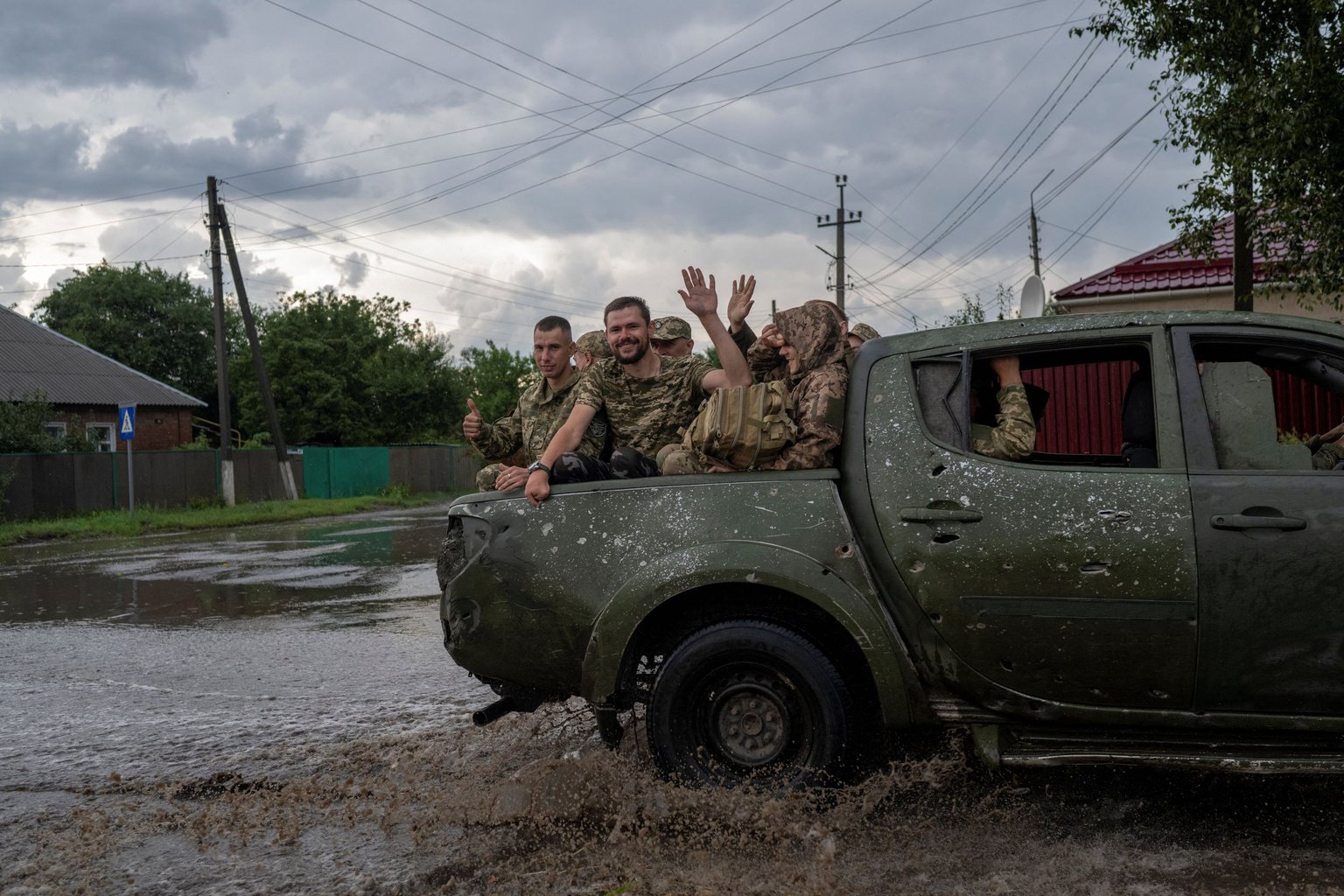Ukrán katonák Szlavjanszk térségében 2022. augusztus 2-án #moszkvater
