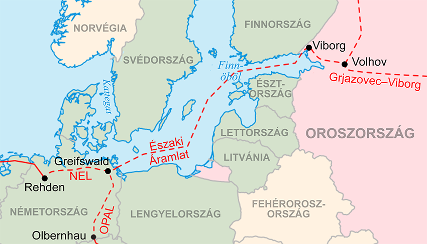 Megrettent az EU az Északi Áramlat újraindításától 2 Az Északi Áramlat gázvezeték térképe #moszkvater