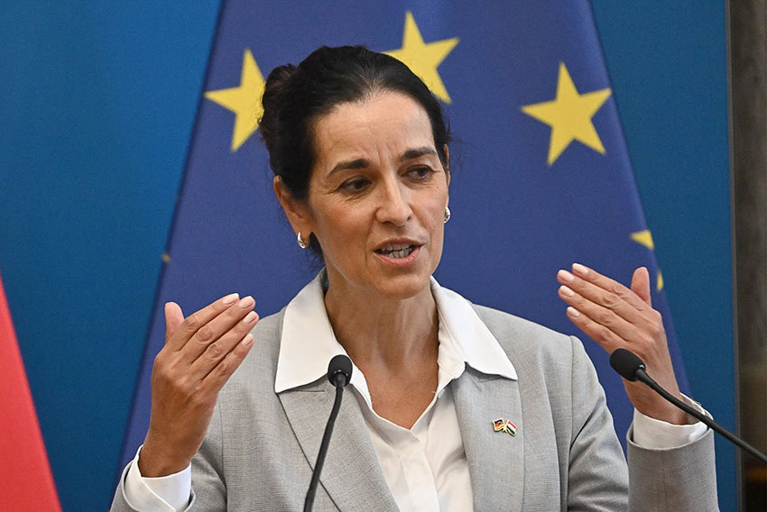 Ungarns Außenministerin Anita Orban #moszkvater