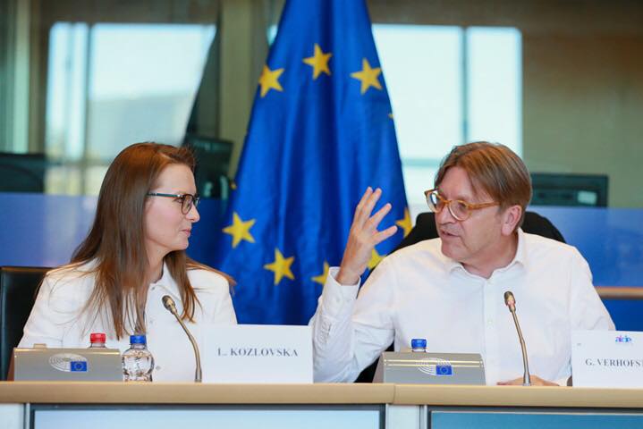 Lyudmyla Kozlovska és Guy Verhofstadt #moszkvater